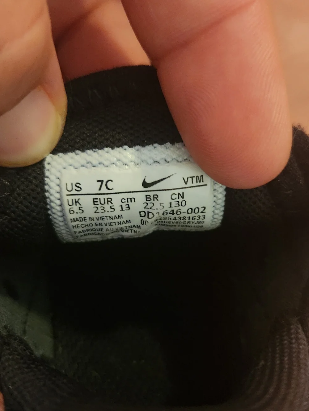Nike Toddler Black/White Air Max 270 Mesh Sneakers